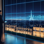 블록체인 기술을 활용한 자산 관리 - **Prompt:** A dynamic and inclusive scene depicting the democratization of real estate investment th...