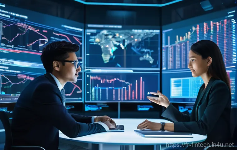 AI 투자 포트폴리오 관리 - **Prompt:** A discerning young professional, dressed in smart business casual attire (e.g., a blazer...