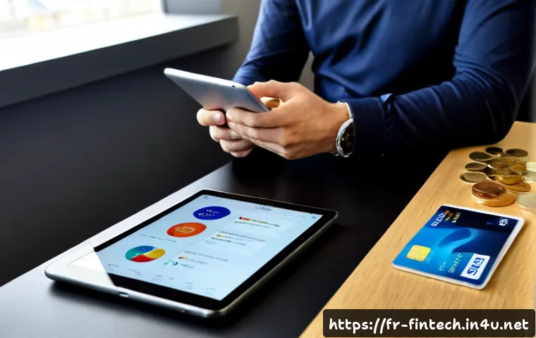 Home 17 핀테크와 빅데이터 결합 사례 - Photorealistic French fintech data analysis scene, a financial advisor and an adult client seated at...